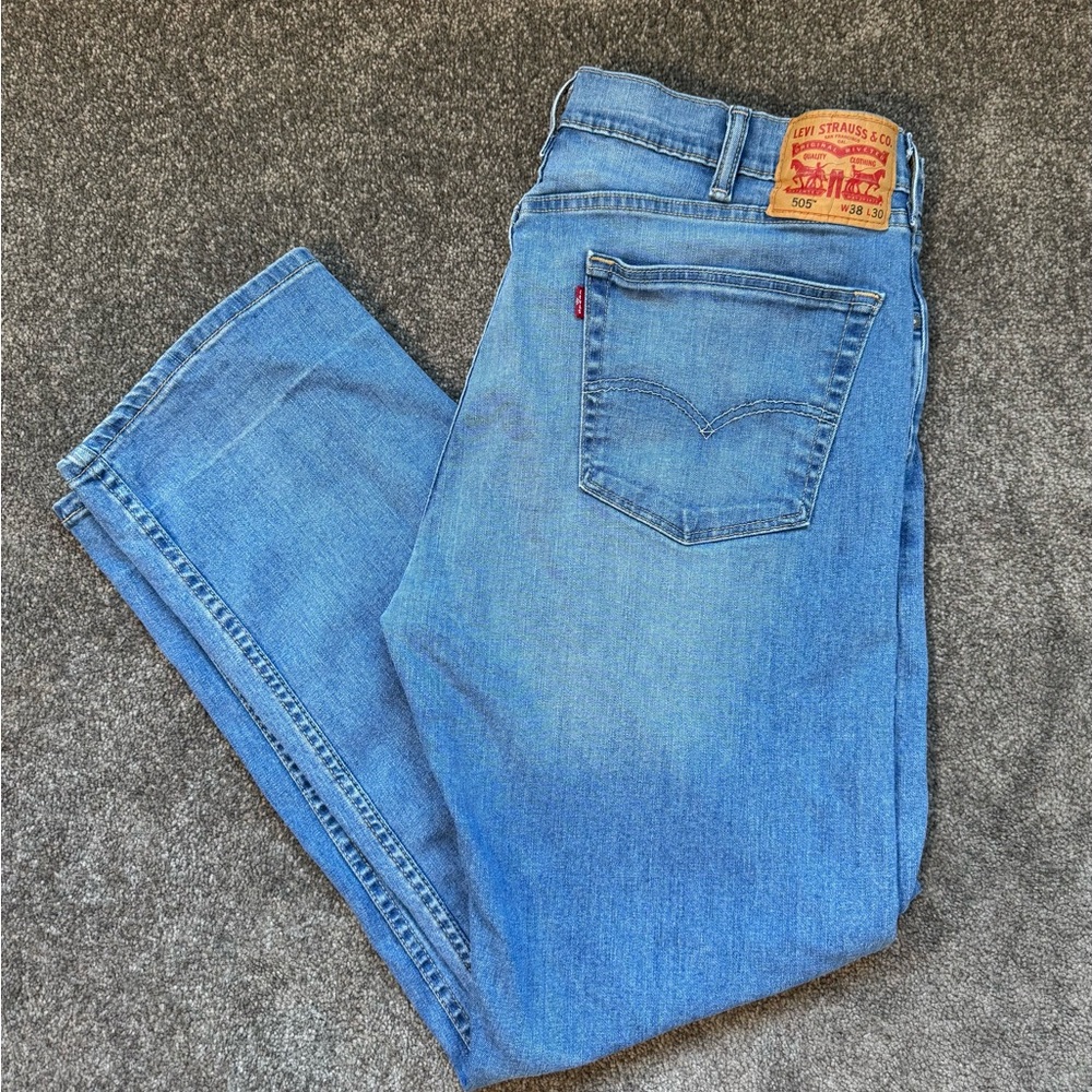 Levi's 505 Men's Light Blue Straight Jeans
